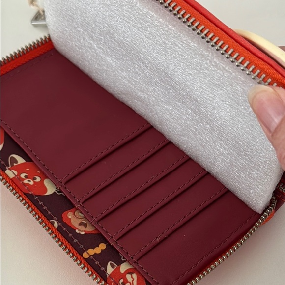 Loungefly Turning Red Disney Pixar Loungefly Wallet - NWT - Picture 9 of 17